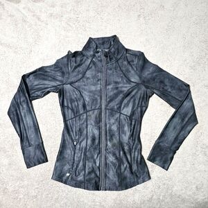 FABLETICS WOMEN'S Gray Tye Dye Zip-Up Size Small NWOT